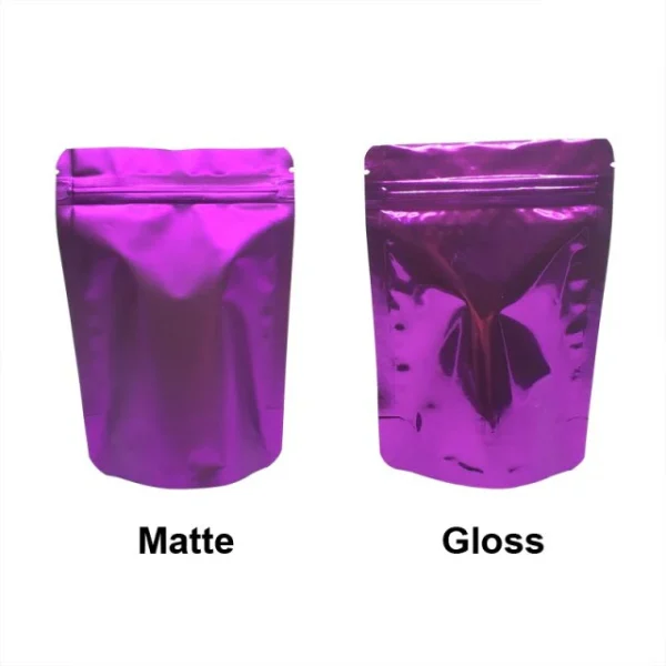 Colored Stand Up Zip lock Foil Pouches - Image 9