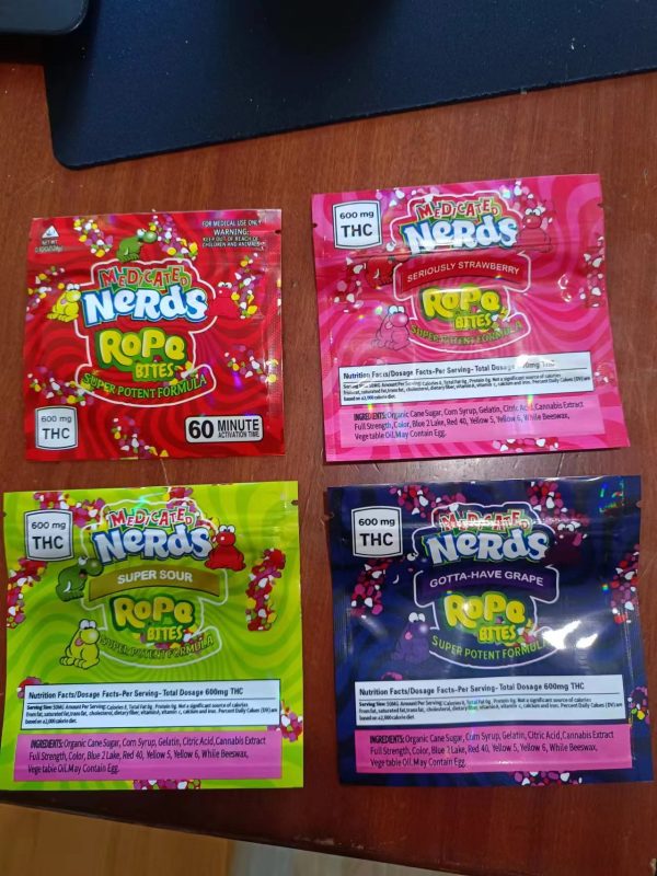 Nerds Rope Bite THC Empty Packet Square